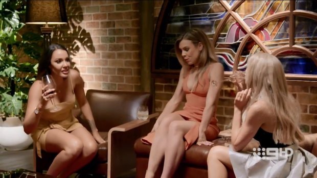 Davina doesn't hold back her wife swap plans from brides Carly and Ashley.