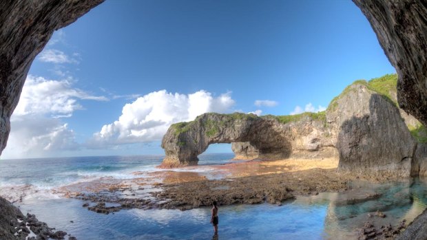 Niue is honeycombed with caves, above and below the waterline.