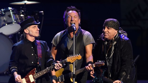  Bruce Springsteen and the  E Street Band.