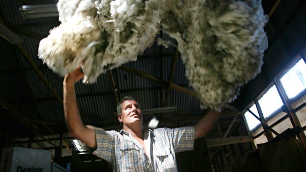 Geoff Fisken at his Yendon property tosses up the future of woolgrowing in Australia.