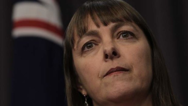 No involvement ... Attorney-General Nicola Roxon says her department did not provide any advice for calls for police to investigate Tony Abbott's knowledge of the case against Peter Slipper.