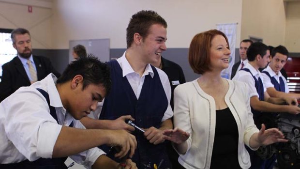 Prime Minister Julia Gillard will today announce Victoria's share of a $1.75 billion skills package.
