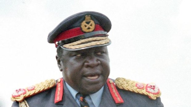 Dictator: Idi Amin at a rally in 1978.