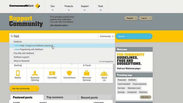 DYI: CommBank's new website will have a forum for people to help themselves.