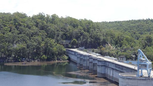 Surging level ... Warragamba was at 85 per cent yesterday.