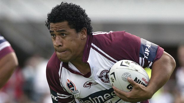 Notorious former NRL star John Hopoate during his playing days.