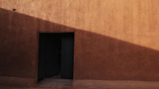 Naked eye ... Leibovitz's pared-back images include a door in Georgia O'Keeffe's home.