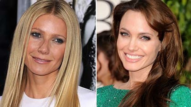 Celebrity mothers ... Gwyneth Paltrow was in labour for 70 hours with her first,  Angelina Jolie had a caesarean for her daughter Shiloh.