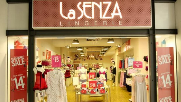 A 'La Senza Lingerie' store at Birkenhead Point, Sydney.