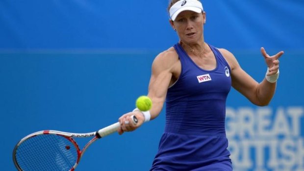 Sam Stosur says she is in no hurry to find a new coach.