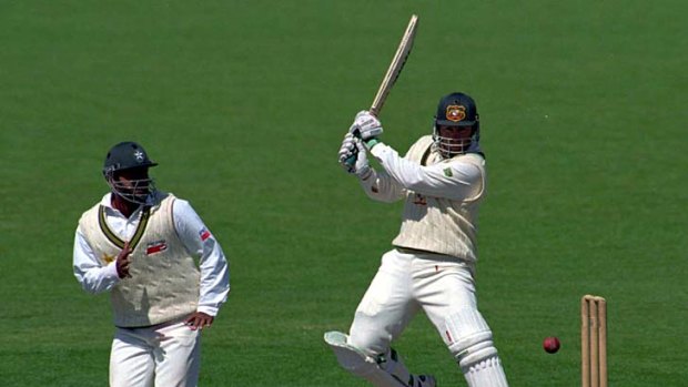 Mark Taylor had some great knocks at Bellerive, including the 1995 Test against Pakistan.