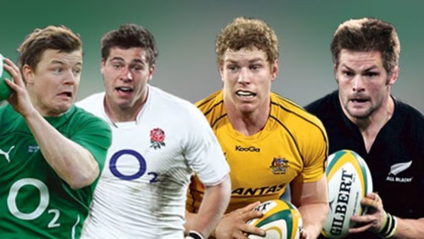 Players to watch: Ireland's Brian O'Driscoll, England's Ben Youngs, Australia's David Pocock and New Zealand's Richie McKaw.