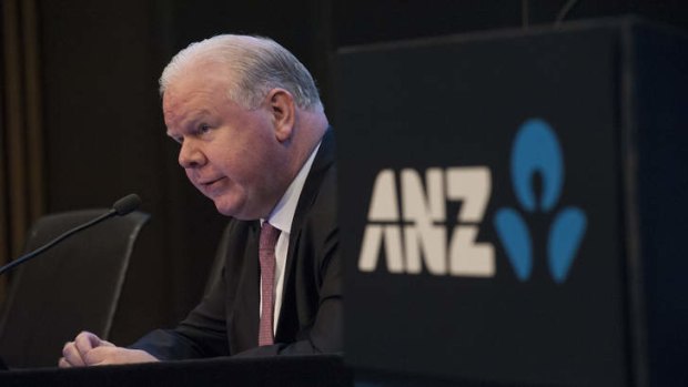 'More gas in the tank' ... ANZ chief executive Mike Smith gives an optimistic outlook.