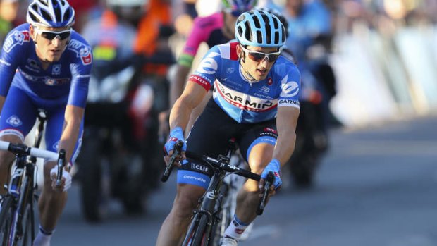 Rising star: Nathan Haas finished fifth at last month's Tour Down Under and is out to repeat his 2011 triumph in the Sun Herald Tour, which begins on Wednesday.