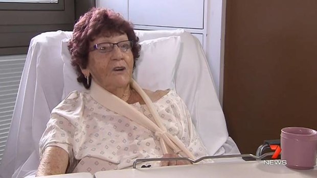 Betty Partridge recovers in hospital.