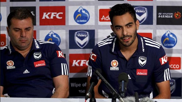 "More than anything I wanted to be under him, to be part of this philosophy - the way he drives the team" ... Marcos Flores on coach Ange Postecoglou.