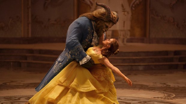 More where they came from: Dan Stevens and Emma Watson in Disney's live-action film <i>Beauty and the Beast</i>.