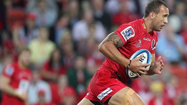 Quade Cooper ... among a bevy of Queensland's rugby stars ho have remained loyal to the Reds.