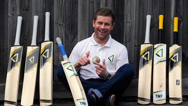 Michael Sheedy used to coach Ashton Agar at Richmond, and now supplies the young star's bats.