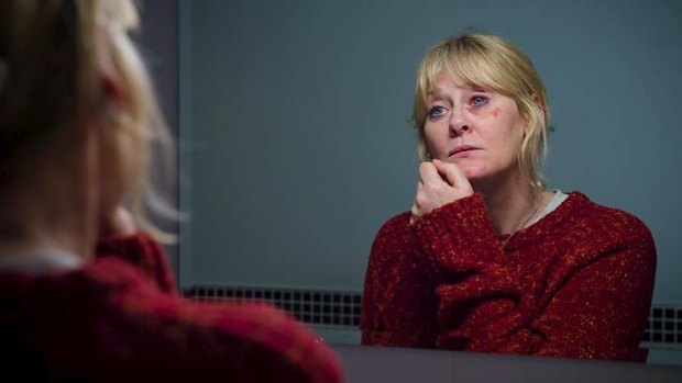 Gritty drama: Sarah Lancashire is Catherine Cawood in <i>Happy Valley</i>.