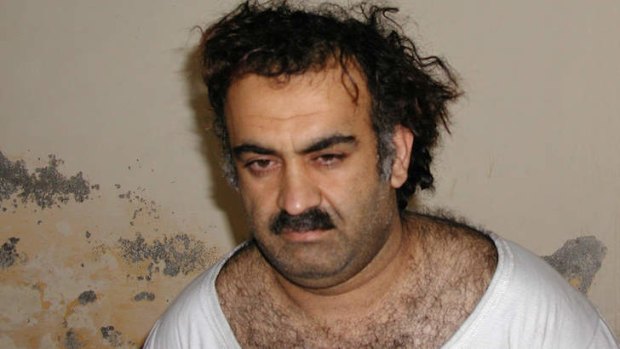 Khalid Sheikh Mohammed shortly after his capture during a raid in Pakistan.