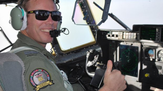 Flight Lieutenant Conan Brett, piloting the mission.