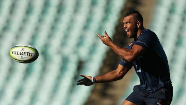 Playmaker ... Kurtley Beale has been chosen as a No.10 for the Wallabies. Photo: Getty Images