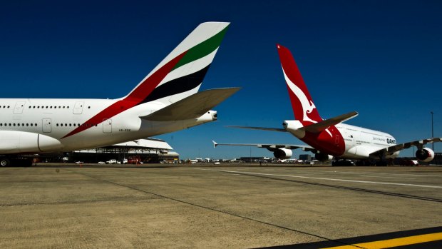 Qantas and Emirates are back at the negotiating table.