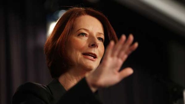 "I see what needs to be done and I will do it": Julia Gillard addresses the National Press Club.