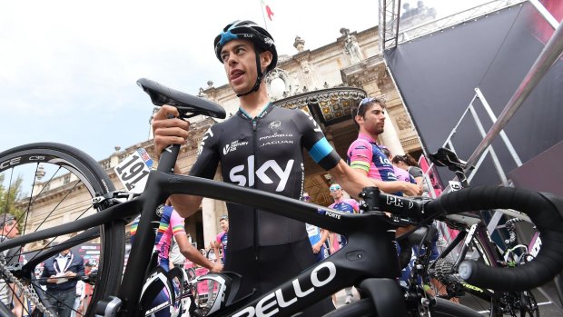 Ride stuff: Australia’s Richie Porte at the Giro d’Italia.