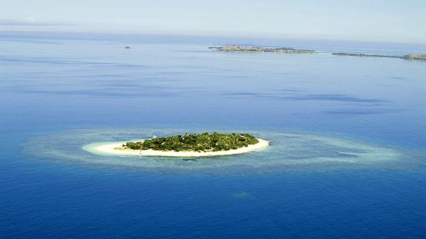 Cast away ... "small, sparkling" Navini island in Fiji's Mamanuca archipelago.