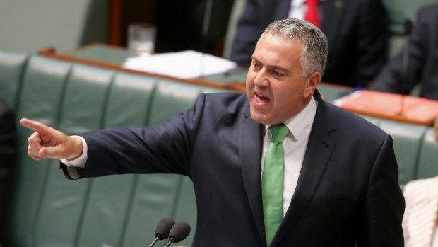 Treasurer Joe Hockey during Question Time.