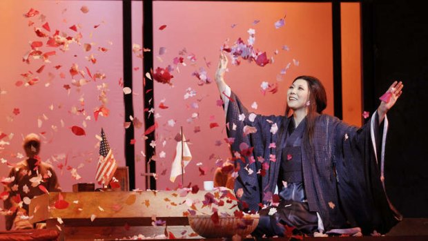 Hiromi Omura performing in Opera Australia's Madama Butterfly.