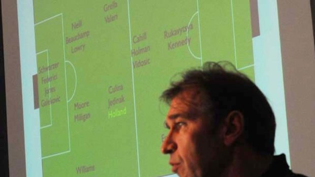 Pim Verbeek explains the squad structure.