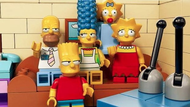 The Simpsons - in Lego form.