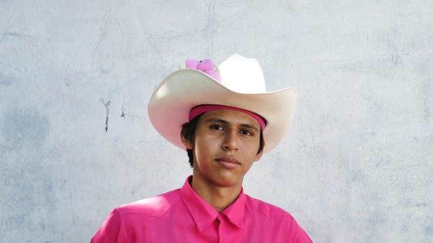 A man in traditional dress in Catarina, Nicaragua. 