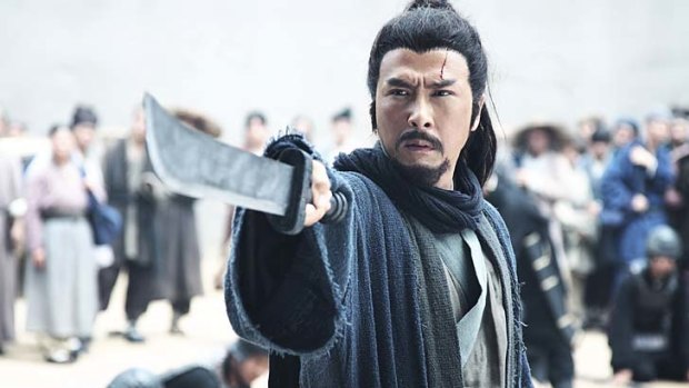 That's a knife ... the revered swordsman of Chinese history, Guan Yu, is played by Donnie Yen,  the hottest new Hong Kong action star.