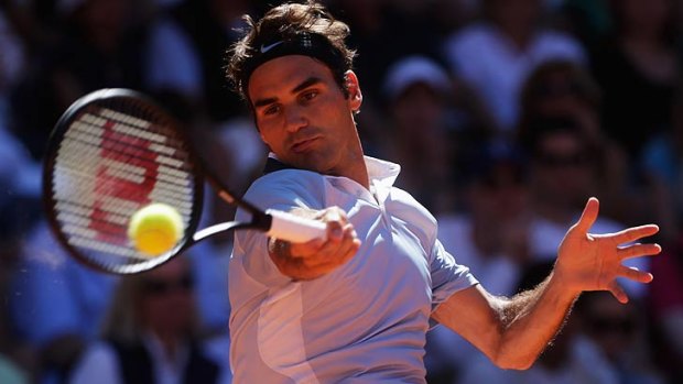 Roger Federer will grace Pat Rafter Arena in January.