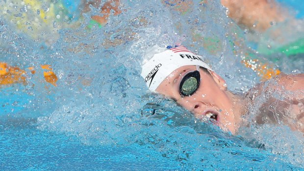 Reigning world champion Missy Franklin failed to qualify for the 200 metres freestyle final.