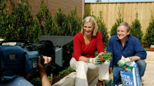 Johanna Griggs and Graham Ross in Better Homes and Gardens.