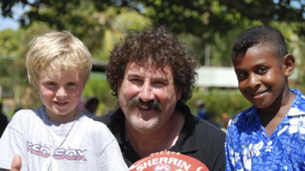 As Auskick ambassador, DiPierdomenico worked with children from across Australia.