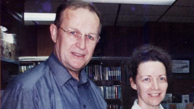 This undated photo provided by John Short's family, shows Australian missionary John Short and his wife Karen, in Hong Kong. 