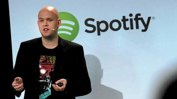 Daniel Ek announces that Spotify will expand to 20 new markets around the world at a New York event.