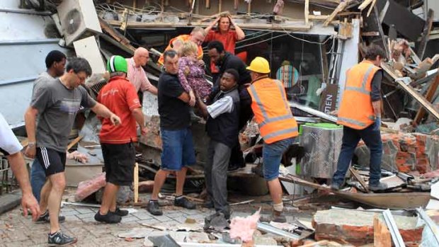 The Christchurch community banded together as the rescue effort swung into action.