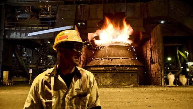 Bluescope Steel's plant at Port Kembla is among operations that will benefit from the government's transformation plan.