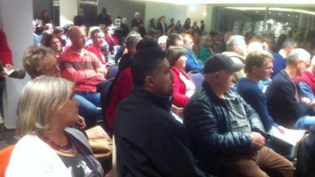About 350 residents descended on Souths Rugby League clubhouse to discuss the draft plan for Kurilpa.