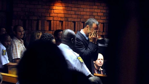 Oscar Pistorius in an earlier court appearance.