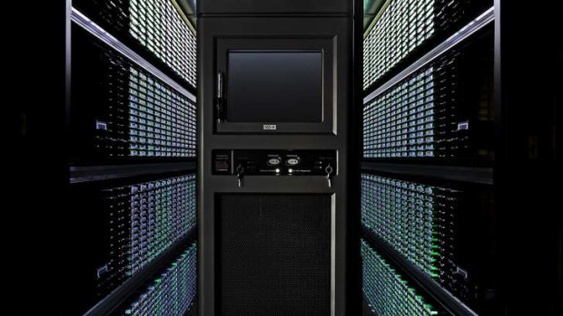 Backup tapes stored at a data center in Berkeley County, South Carolina.