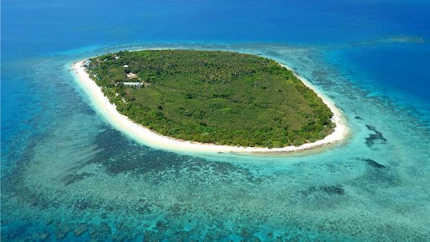 Island time ... Bounty Island, Fiji.