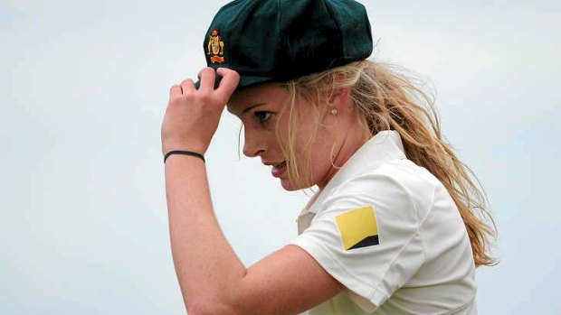 Debutant Holly Ferling took two wickets for Australia.
